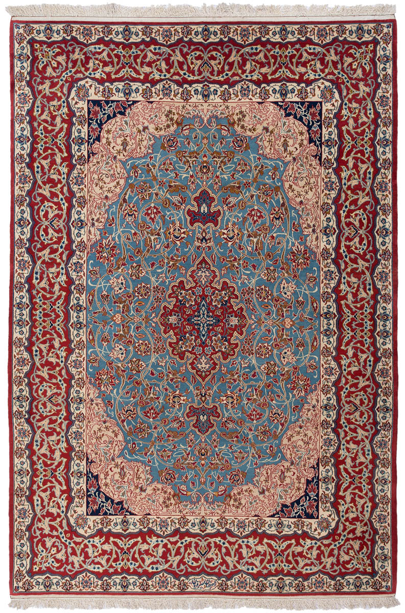 WAYDE Signed Vintage Persian Isfahan 215x146cm