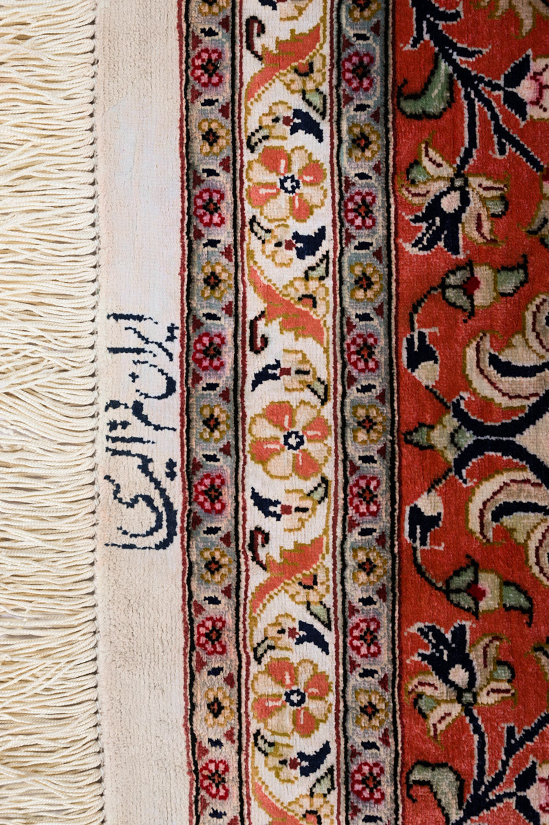 QUEENS Signed Persian Qum Silk 297x195cm