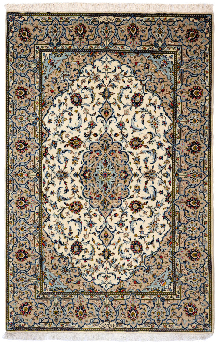 IGE Persian Kashan Shadsar Kork 219x142cm