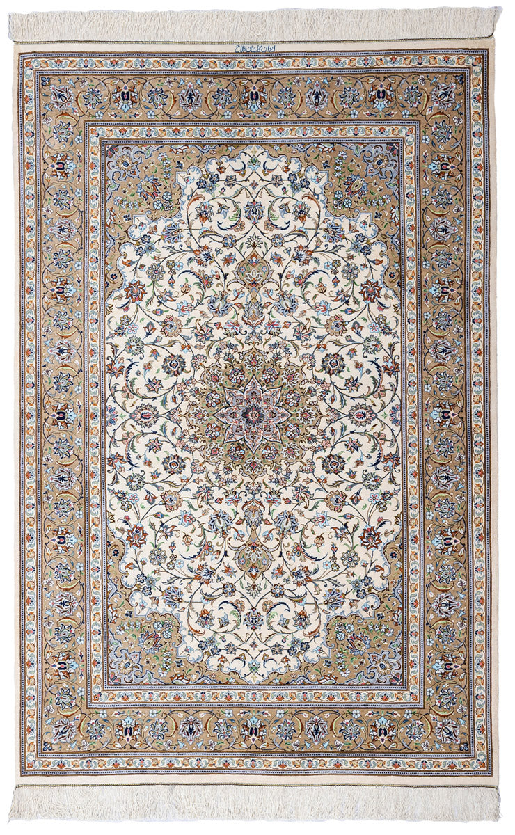 DEE Signed Persian Qum Silk 197x131cm