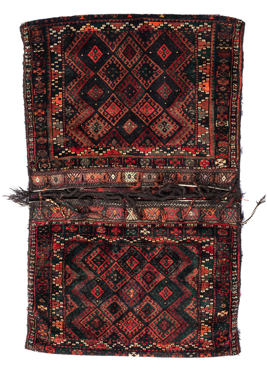 GAEL Vintage Persian Khorjin Saddlebag 164x100cm