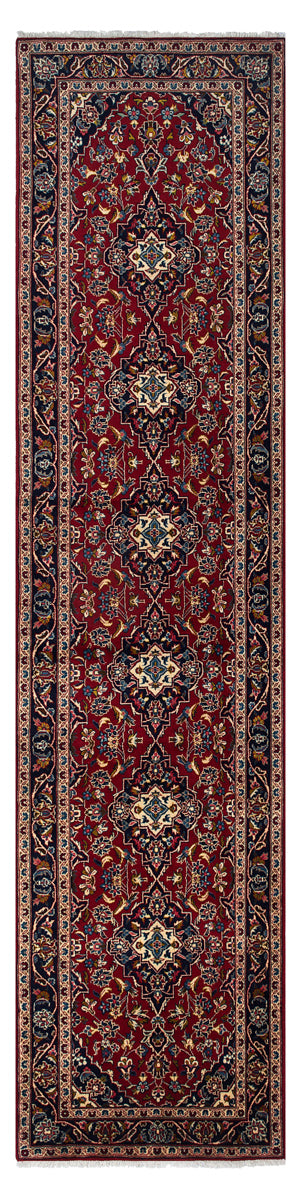 HAZE Persian Kashan Red Runner 404x97cm Front