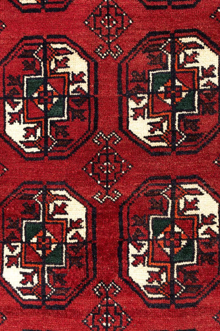 MABEL Persian Baluch Red Rug 236x112cm Close 