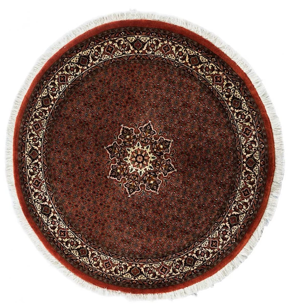 Paisley Circle Persian Bidjar Rug